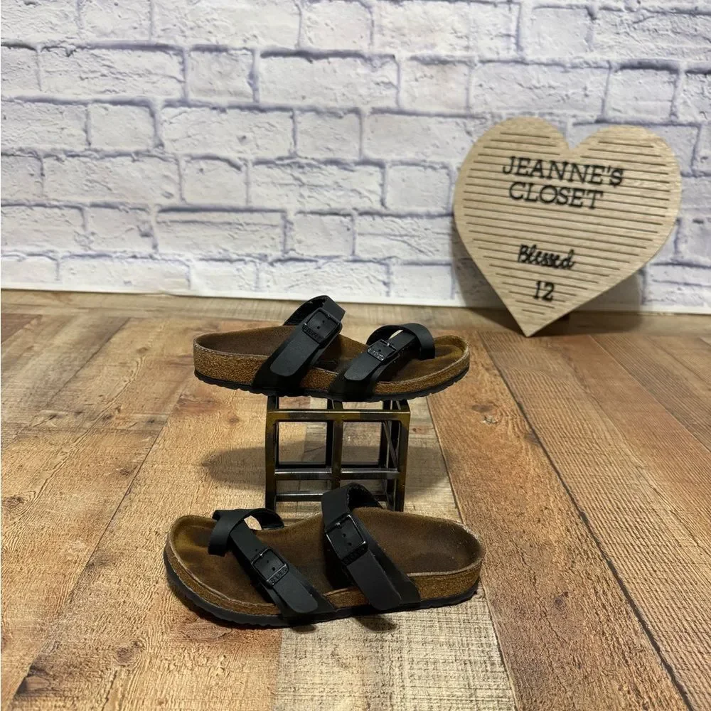 Birkenstock Mayari Sandals – Kids EU 32 / US 1 (Narrow Width) – Black